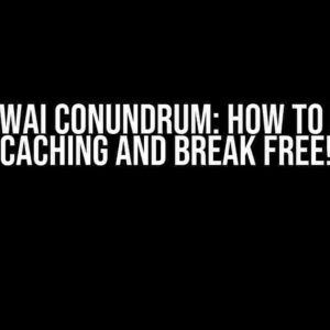 The CrewAI Conundrum: How to Disable Caching and Break Free!