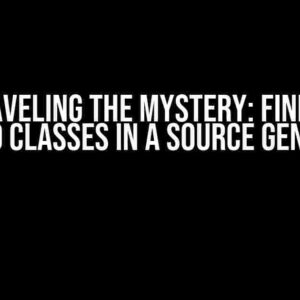 Unraveling the Mystery: Find all Derived Classes in a Source Generator